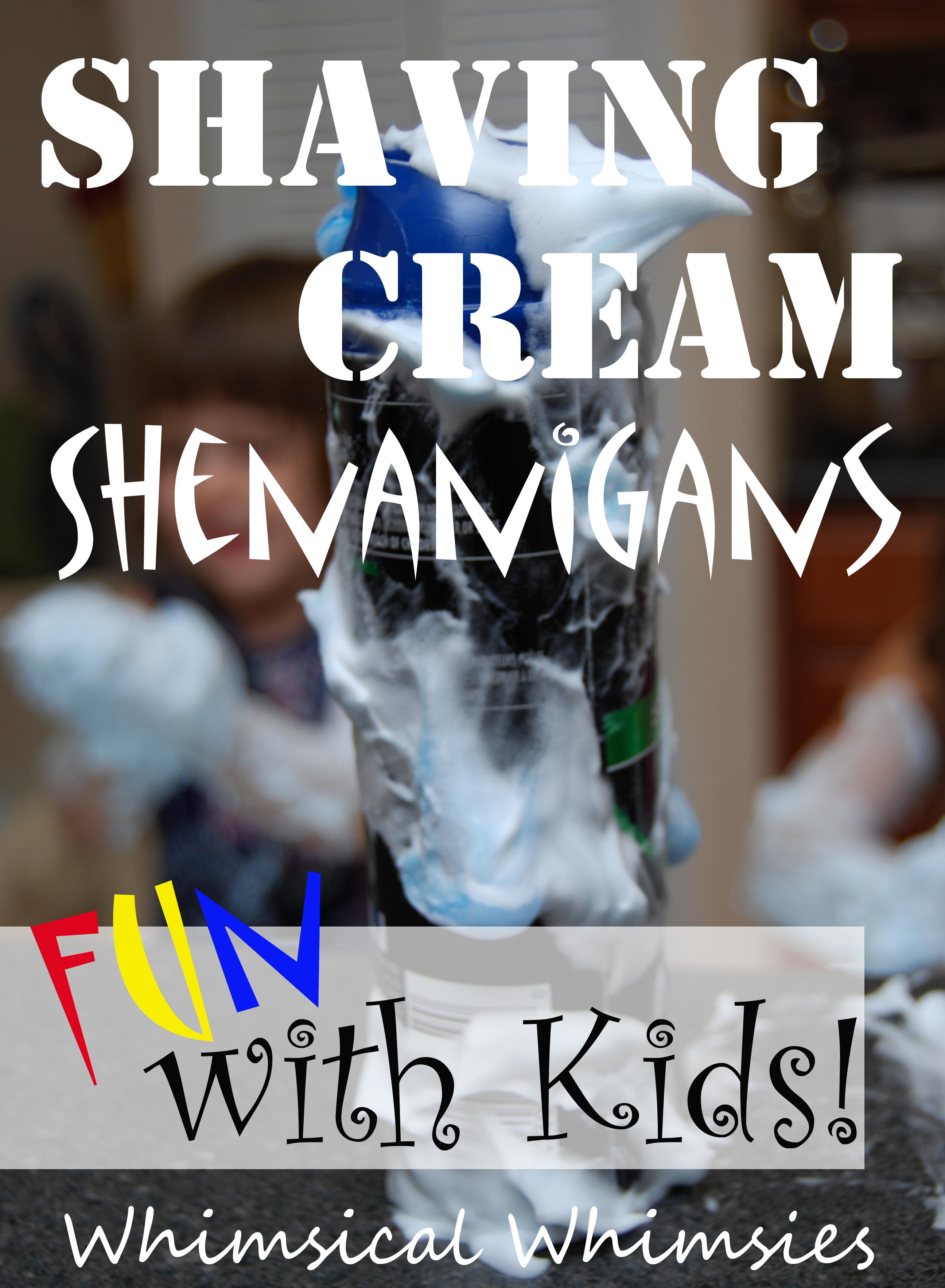 shaving cream games with kids
